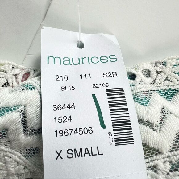 Maurices NEW Boho Spaghetti Strap Sheer Bottom Crocheted Maxi Dress - Picture 9 of 16